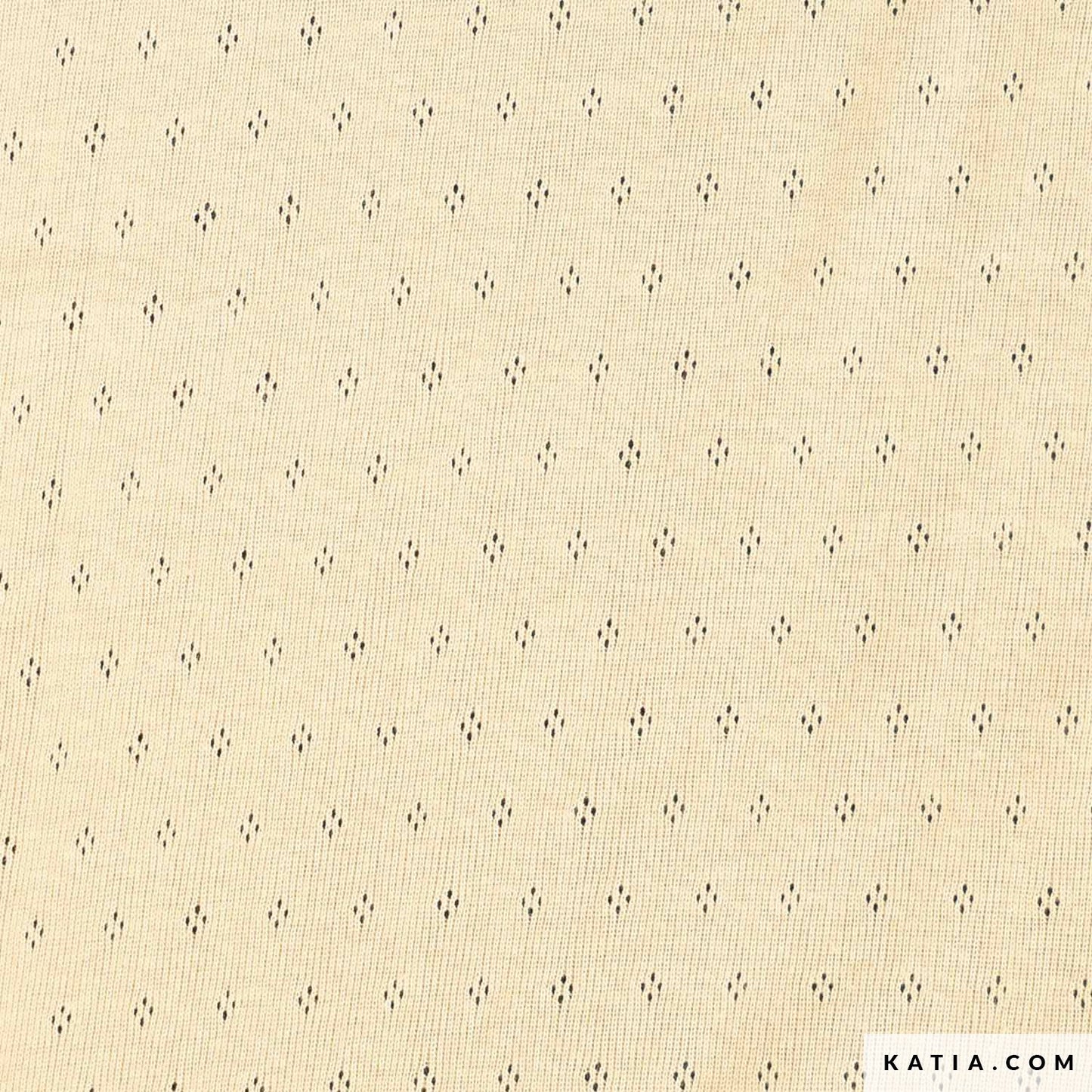 Openwork Baby Knit - Solid - Pop Corn