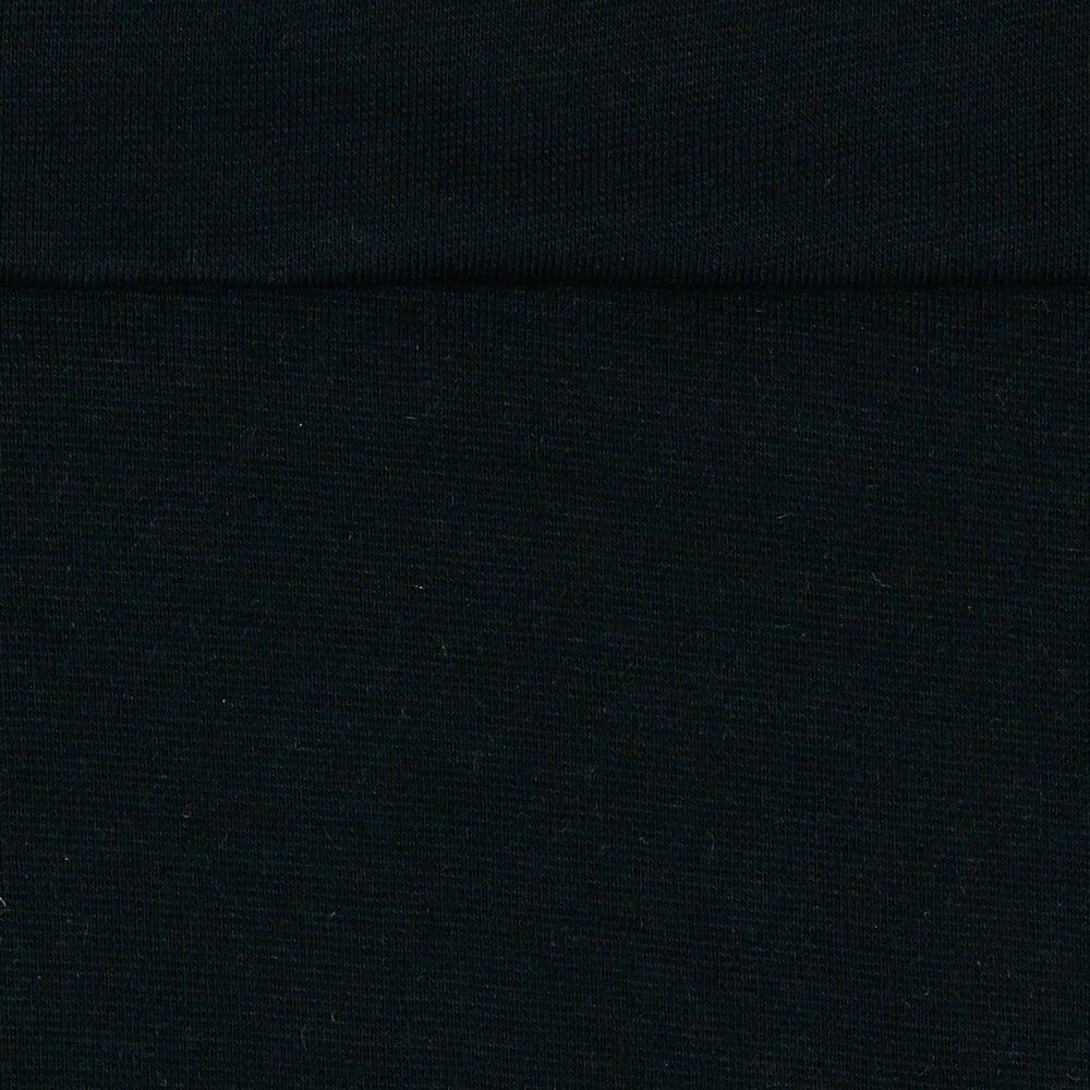 Organic Cotton 2x2 Rib Black