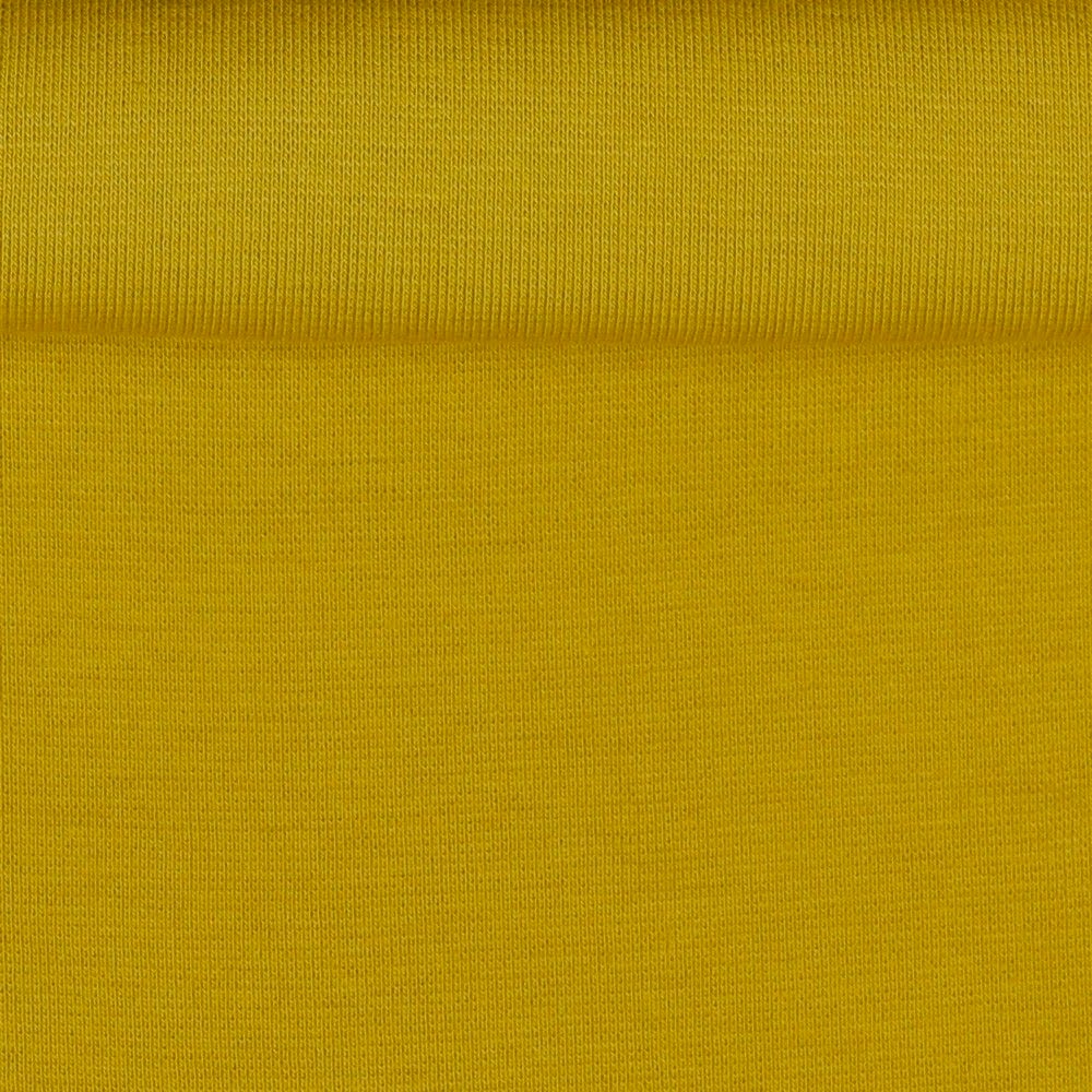 Cotton 1x1 Rib Knit - Ochre