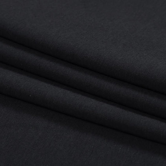 13" Remnant - TENCEL™ Lyocell Organic Cotton Brushed Stretch Sweatshirt Fleece - Black