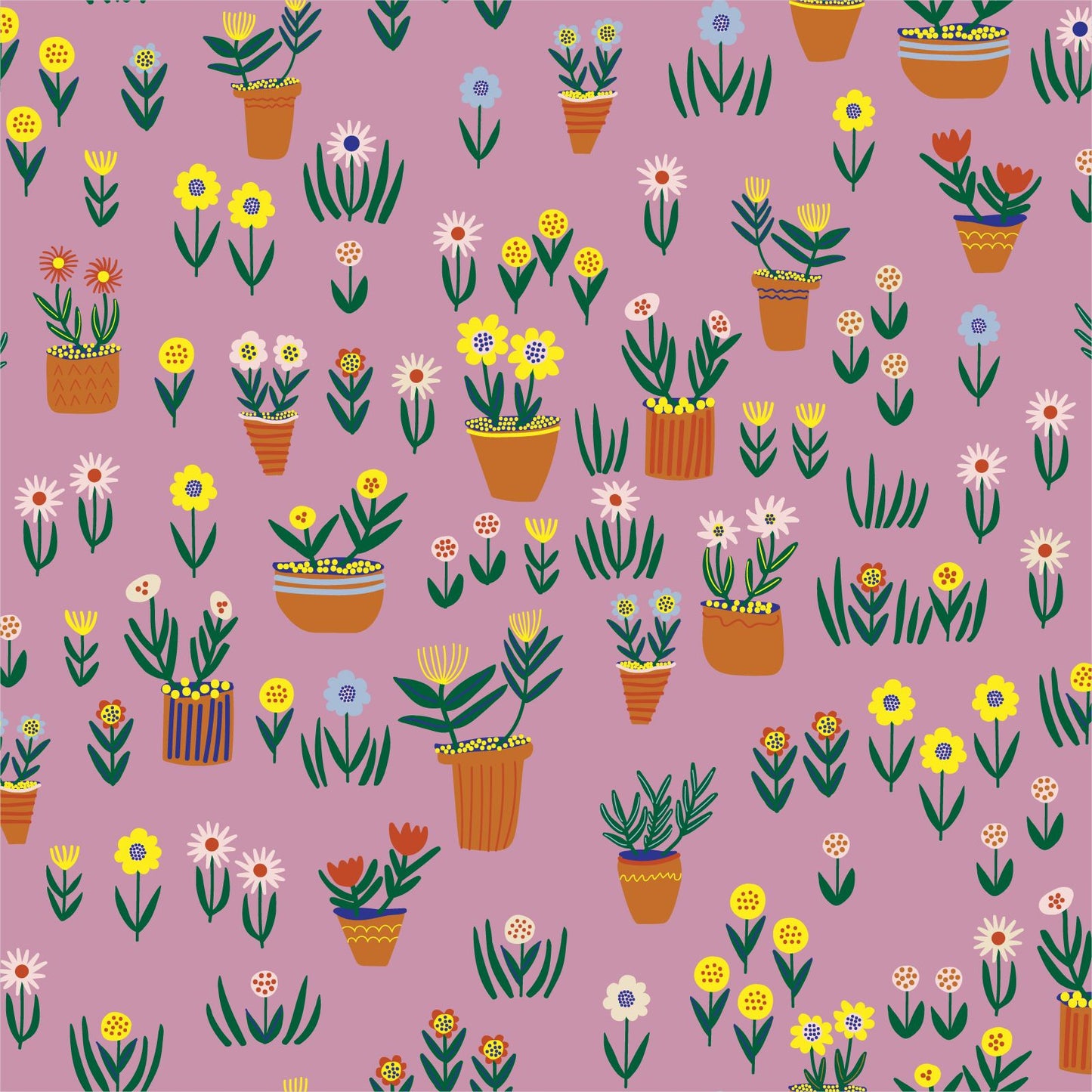 Furrow - Plant Pots - GOTS Organic Cotton