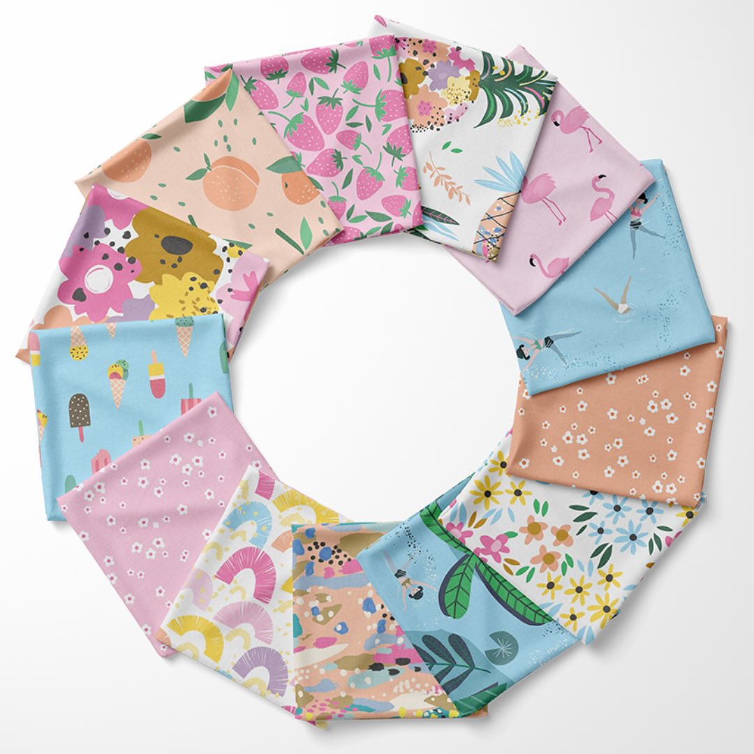 Flamingo - Pineapple Crush - Cotton Fabric