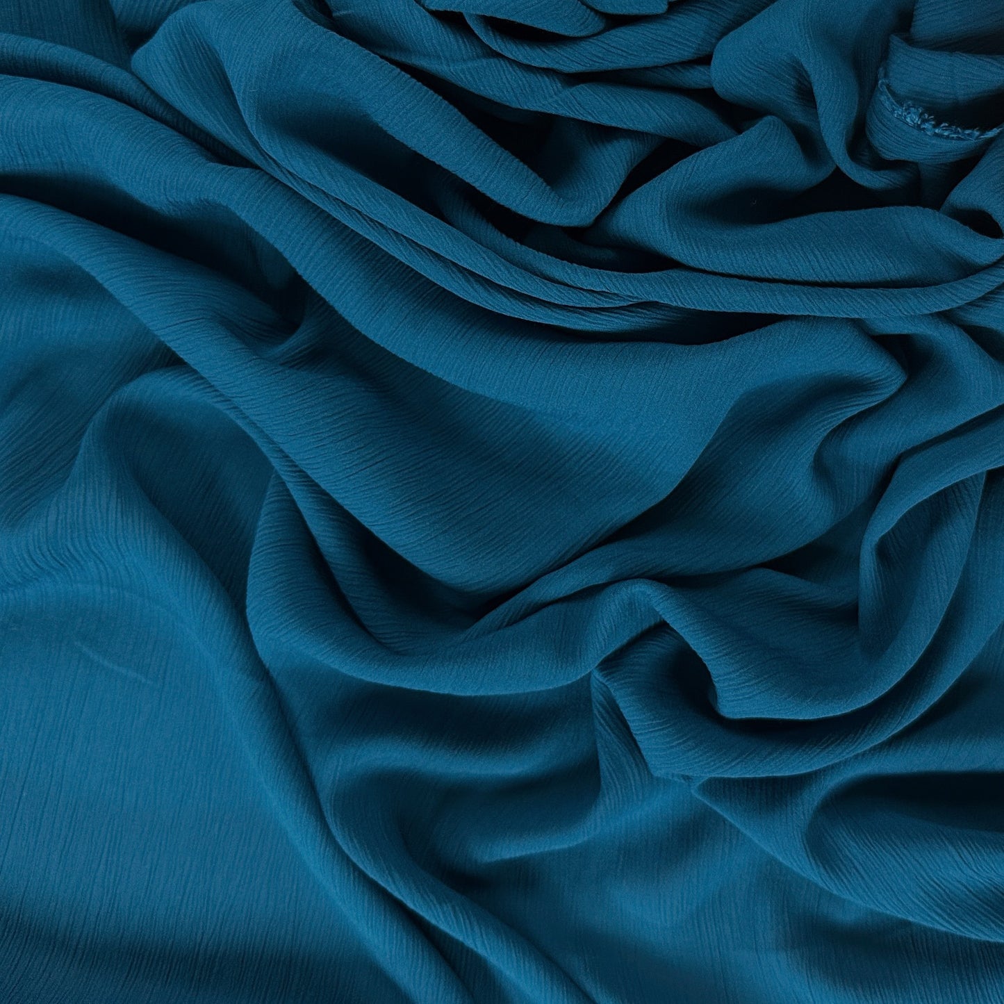 French Blue - Crinkle Yoryu Viscose