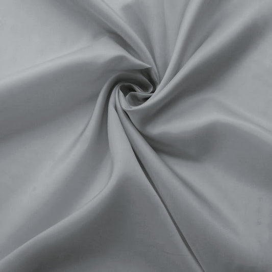 16" Remnant - Sterling Gray Bemberg Lining Cupro Rayon Fabric