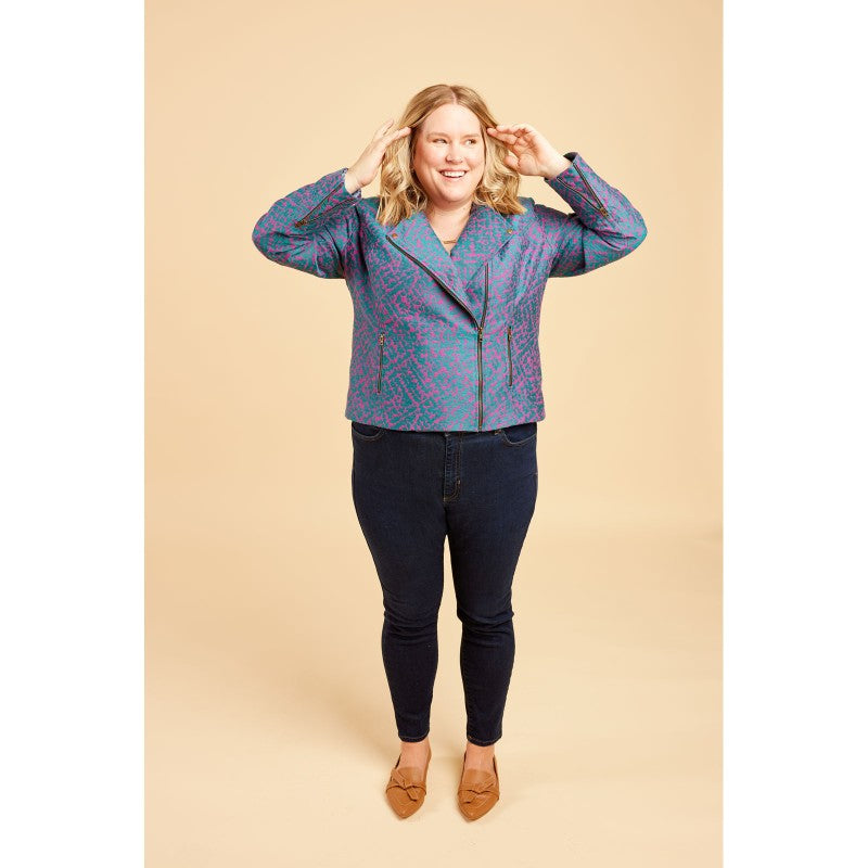 Canton Moto Jacket - Size 12 -32 - By Cashmerette