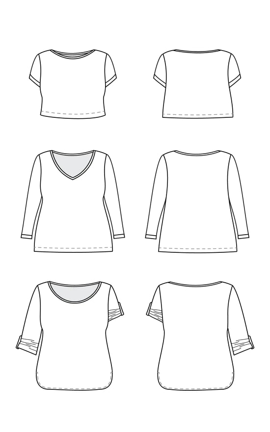 Concord T-Shirt - sizes 12-32 - By Cashmerette