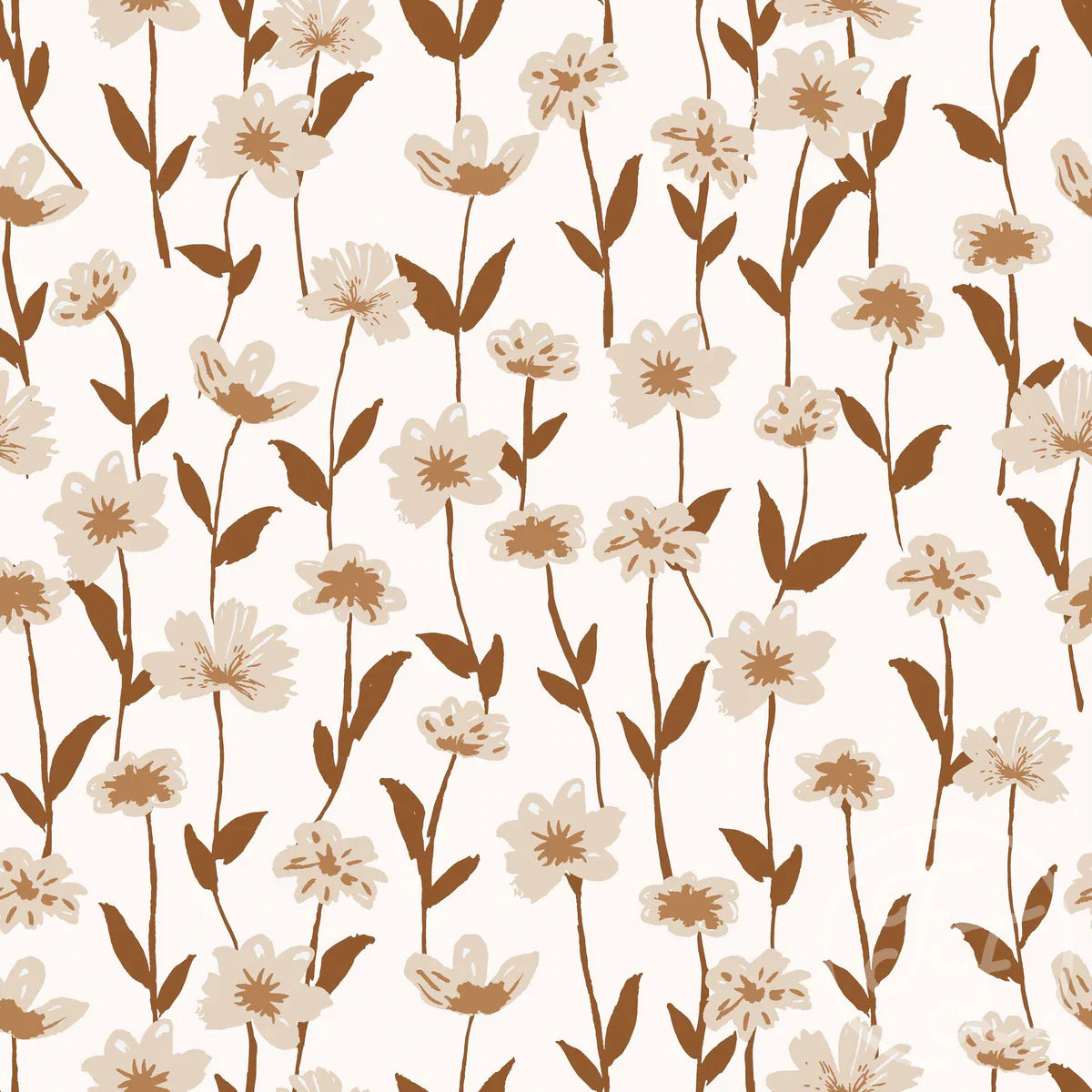 Vintage Ditsy Flower - Eva Catharina Deweerdt - Cotton Jersey Knit