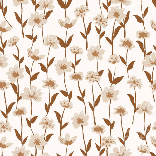 Vintage Ditsy Flower - Eva Catharina Deweerdt   - Cotton Jersey Knit