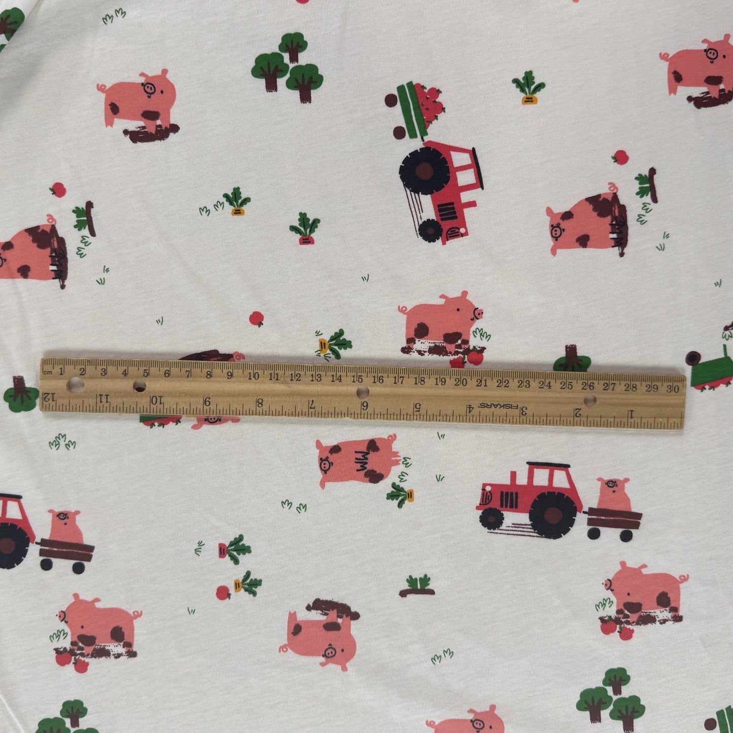Organic Cotton Jersey - Pigs