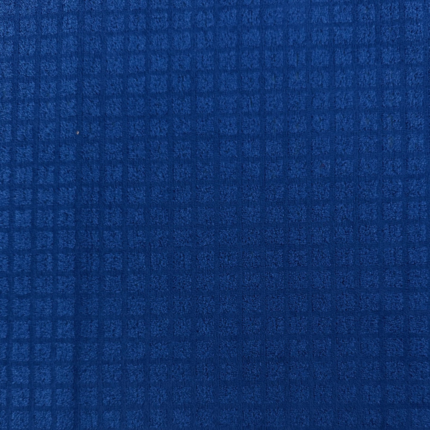 Polyester Velvet Upholstery Fabric - Blue - Film Studio Deadstock