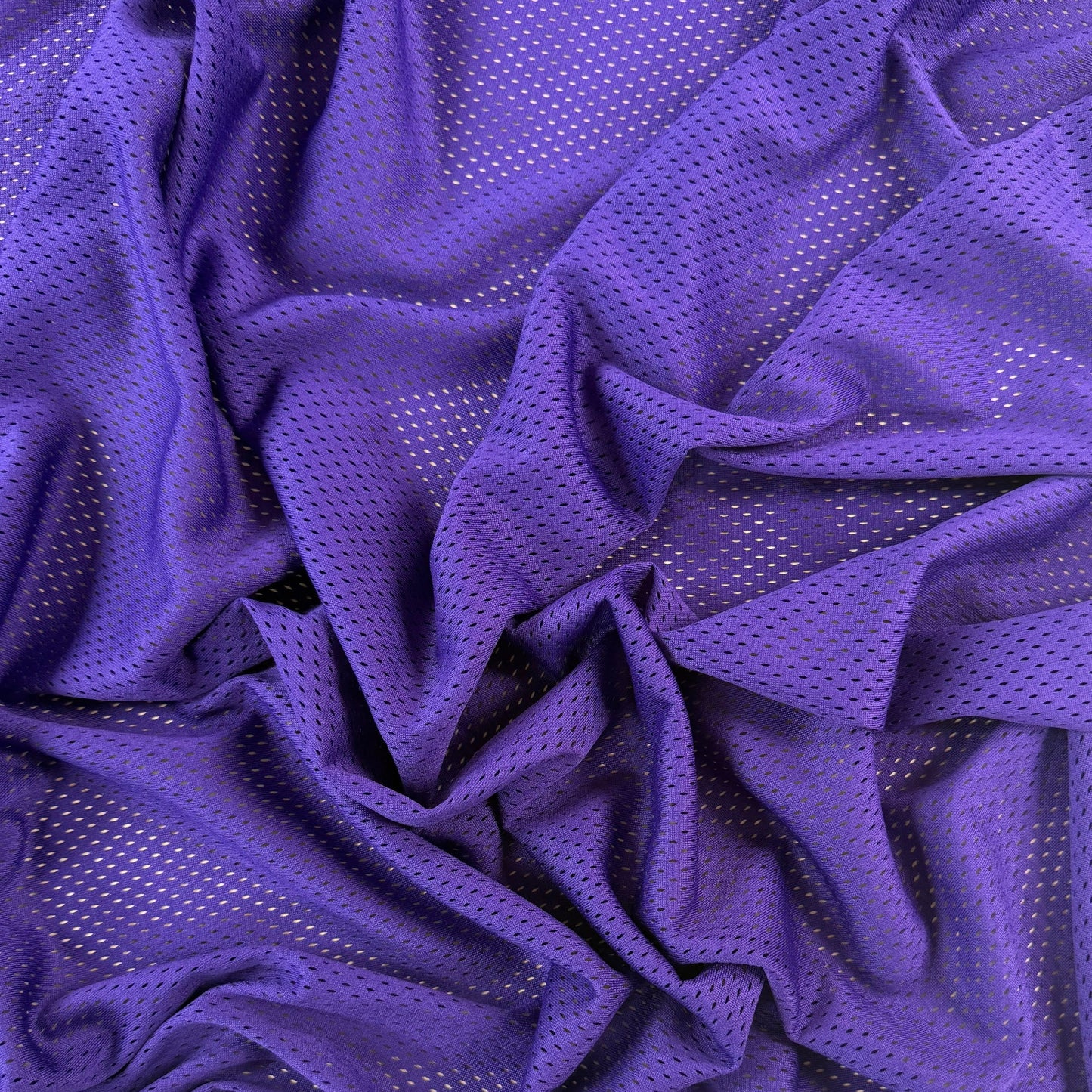 Polyester Tricot Sports Mesh - Purple - Local Deadstock
