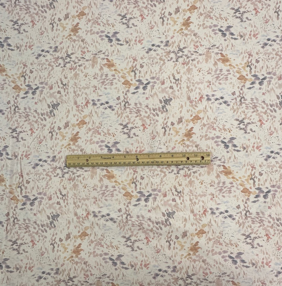 43" Remnant - Garden - Cotton French Terry Knit