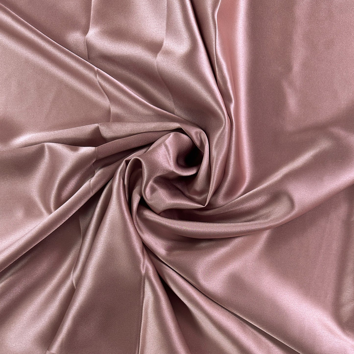 46" Remnant - Mulberry Silk Charmeuse - Dusty Blush - 19mm