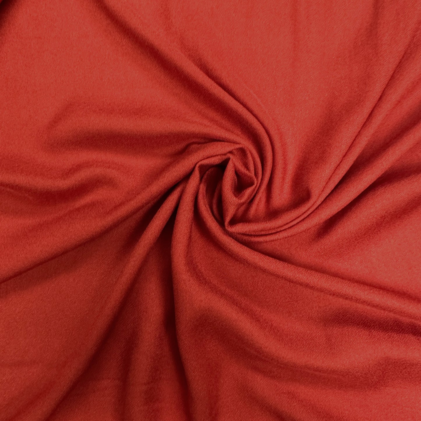 12" Remnant - Burnt Orange - Rayon Fabric - Film Studio Deadstock