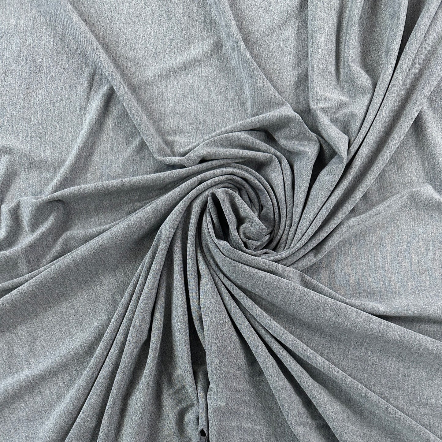22" Remnant - Sorona Bamboo Jersey Knit - Heathered Grey - Local Deadstock - Made in Canada