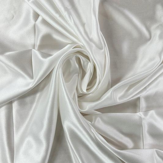 Mulberry Silk Charmeuse - Ivory - 25mm
