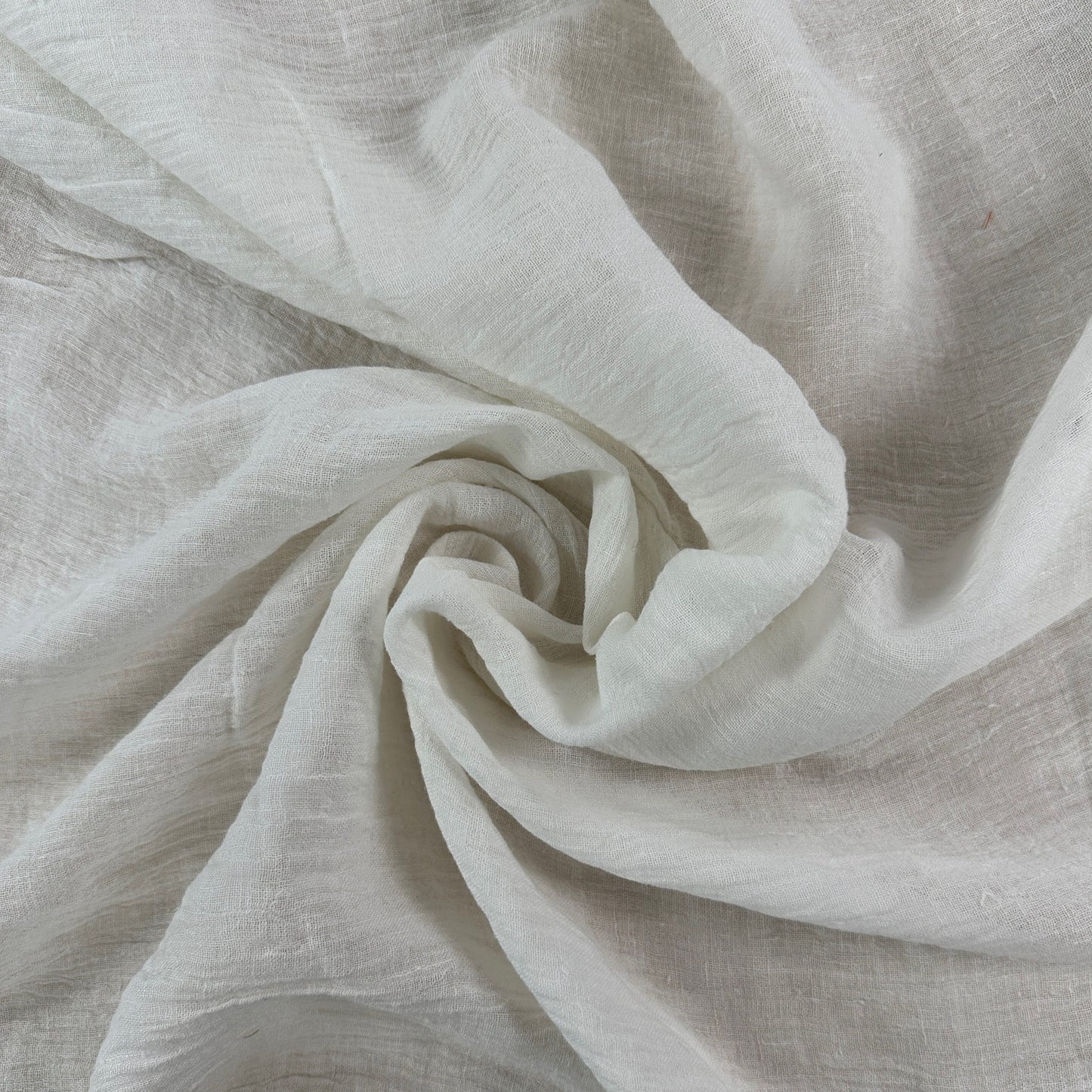 Ivory - Crinkle Cotton - Film Studio Deadstock
