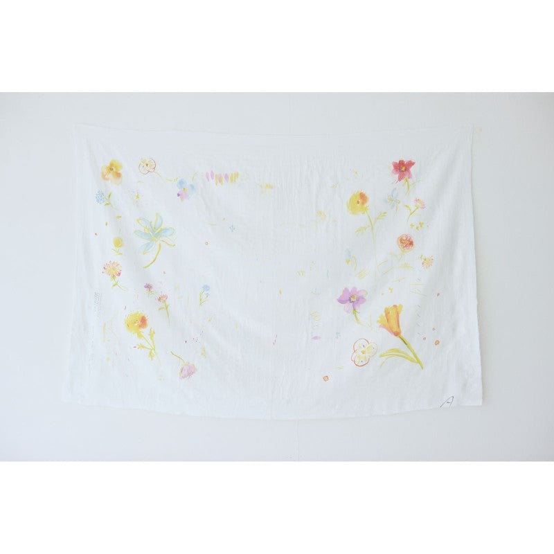 nani IRO - Hana no toki niwa - 1A - Organic Cotton Double Gauze