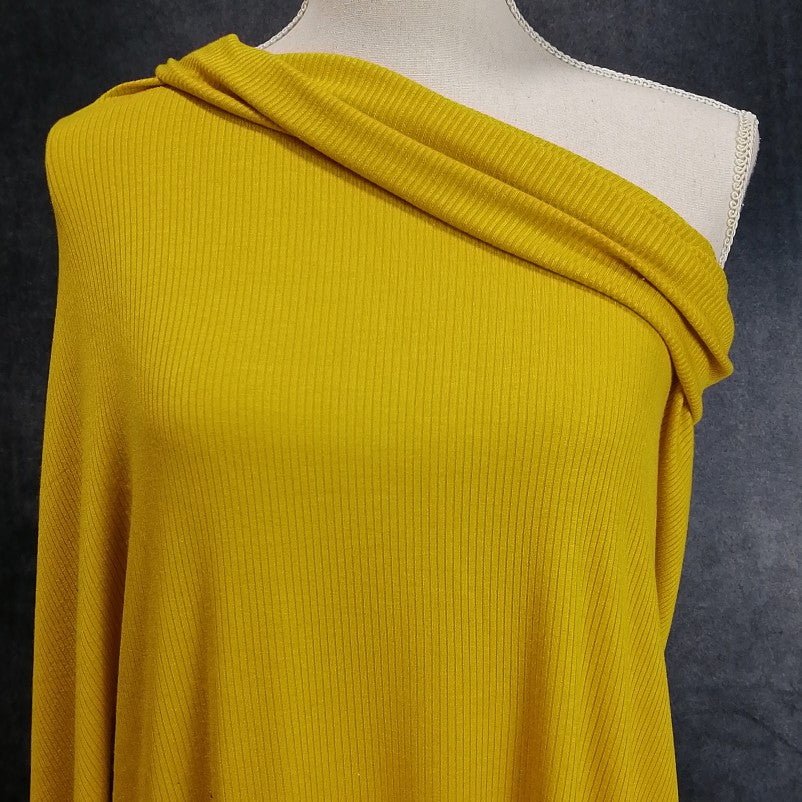 Modal Rib Knit - Mustard