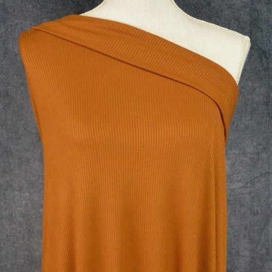 Modal Rib Knit - Caramel