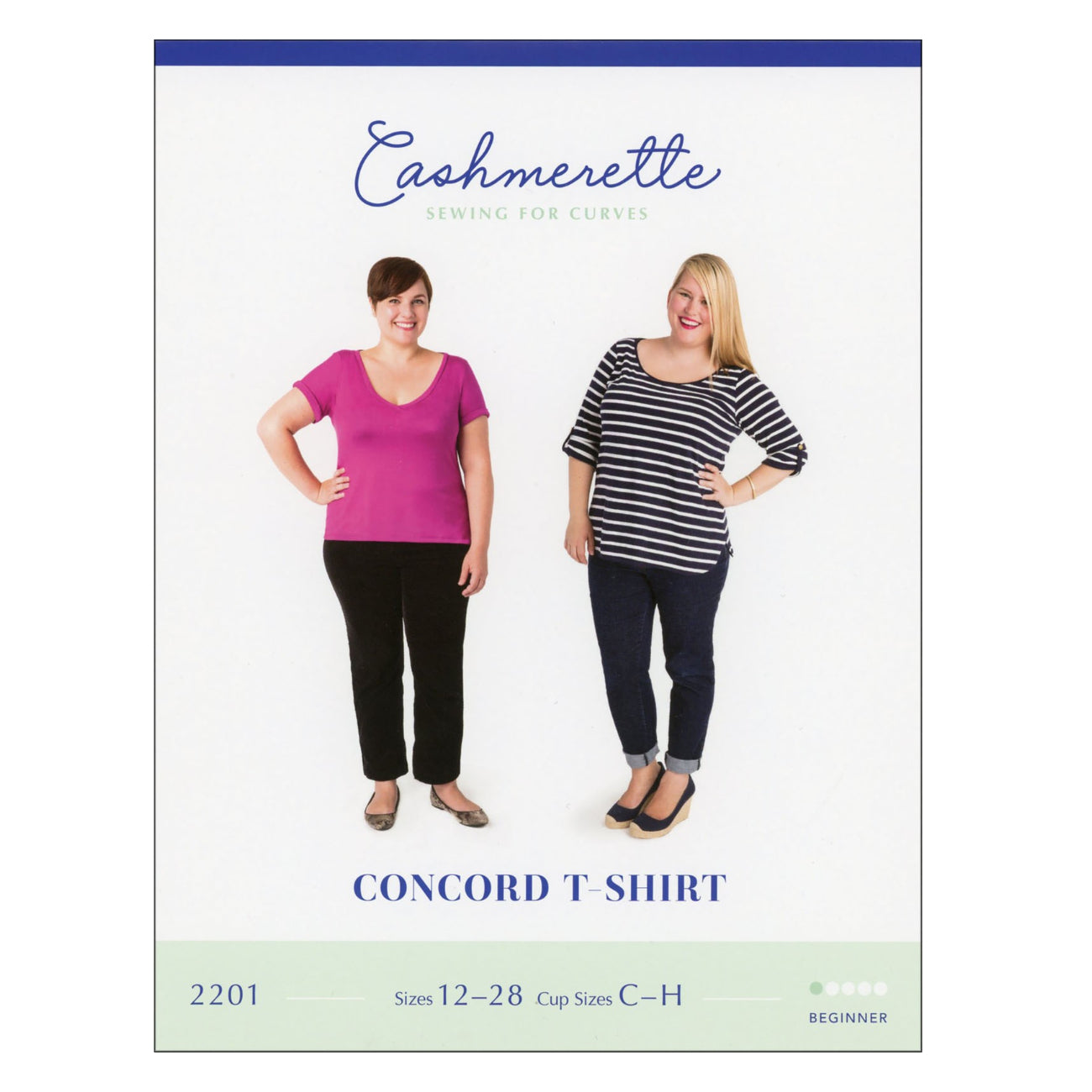 Concord T-Shirt - sizes 12-32 - By Cashmerette
