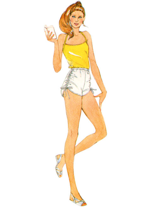 Simplicity - Misses' Sizes 6 -14 - 1980's Shorts Sewing Pattern