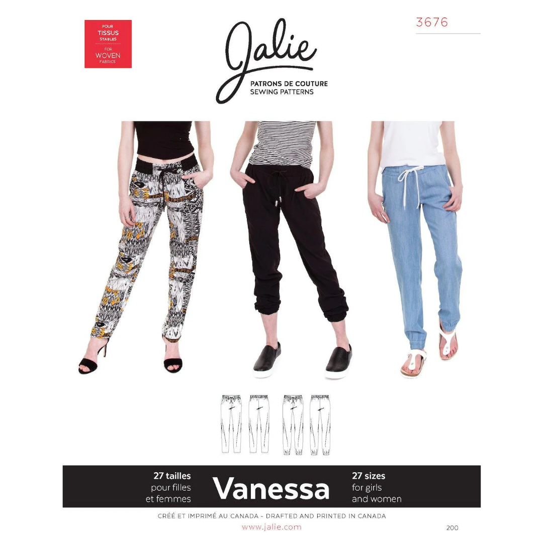 Jalie - 3676 - VANESSA Fluid Pants