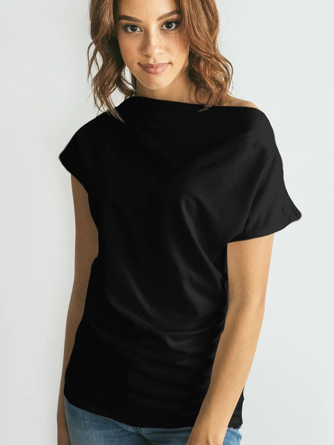 Ecovero Viscose Spandex Jersey - Black