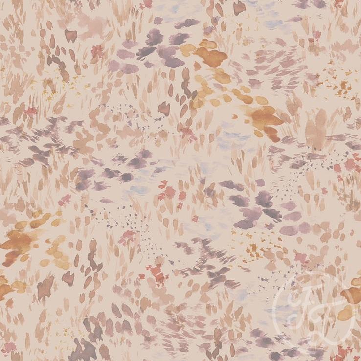 43" Remnant - Garden - Cotton French Terry Knit