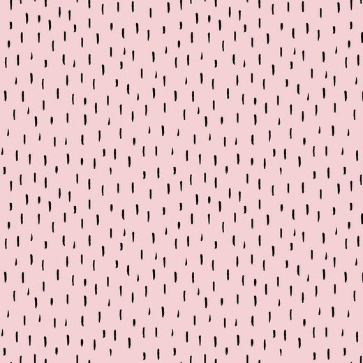 Dash - Pink - GOTS Certified Organic Cotton Jersey Knit