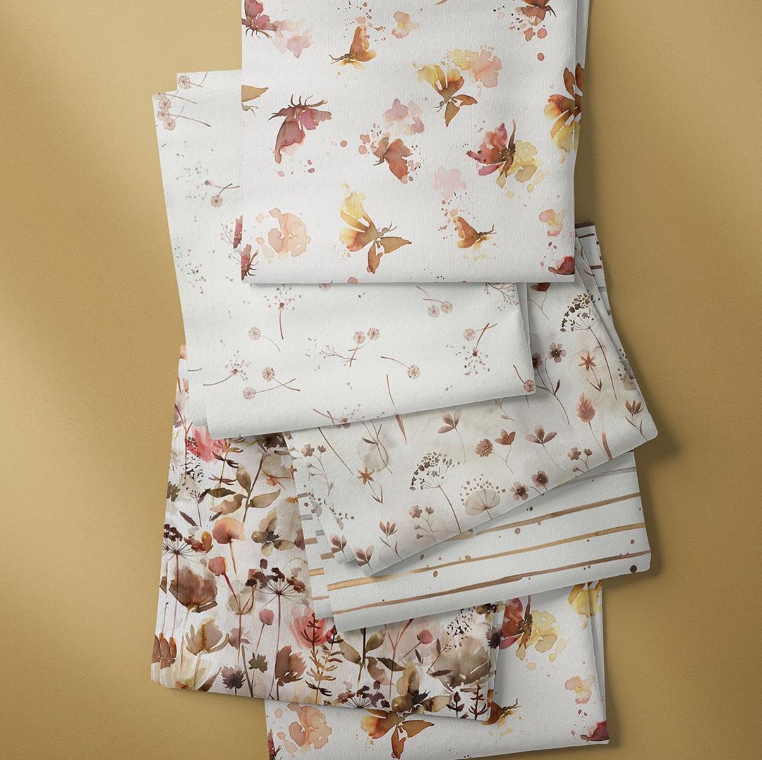Wild Flowers Cotton Jersey Knit