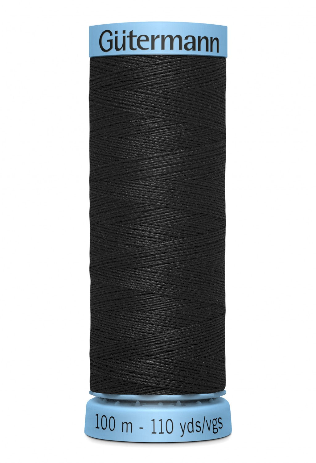 Gütermann 100% Spun Silk Thread 100m - Black Col.10