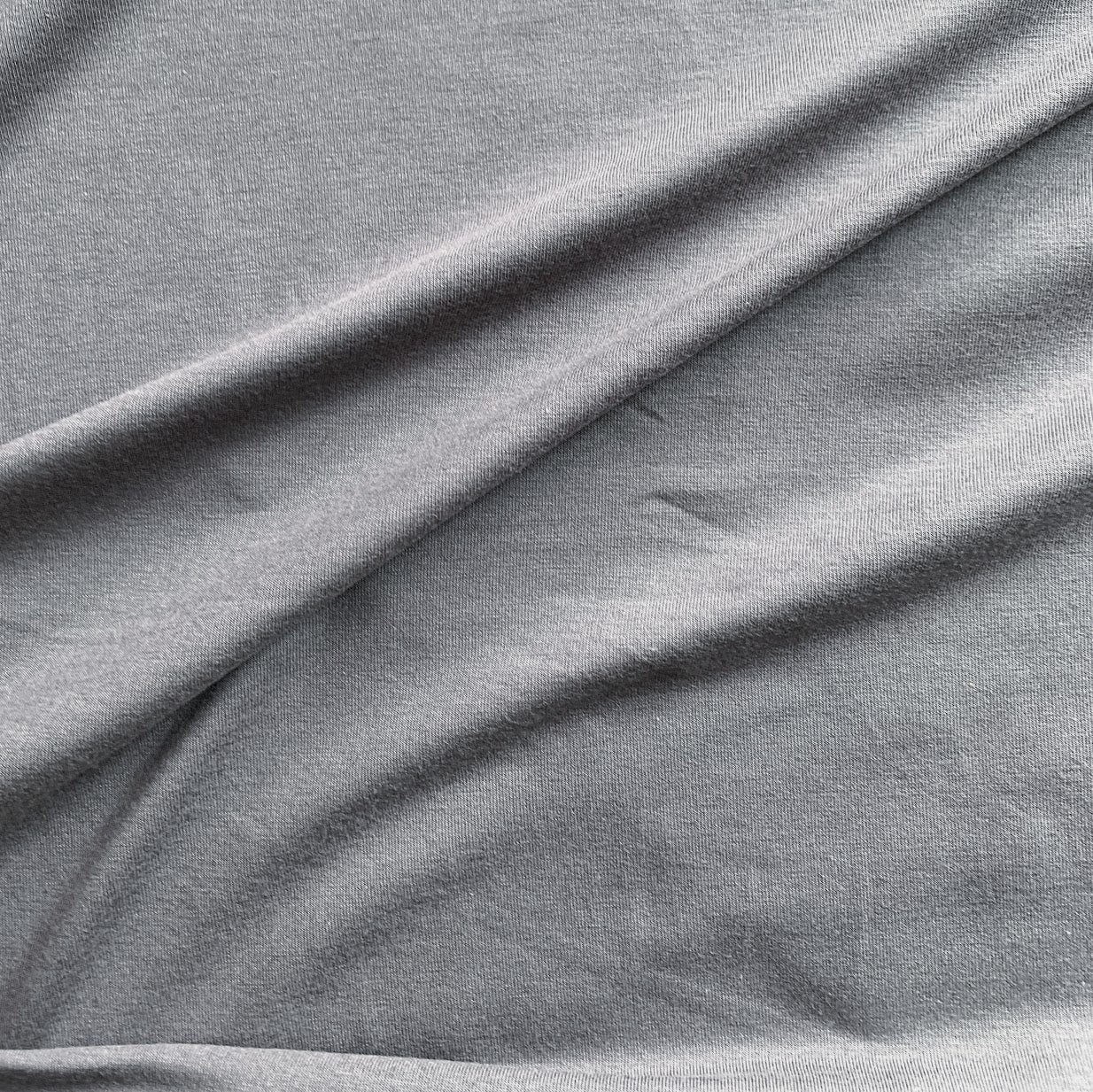 Bamboo/Cotton Stretch Jersey - Mink Grey