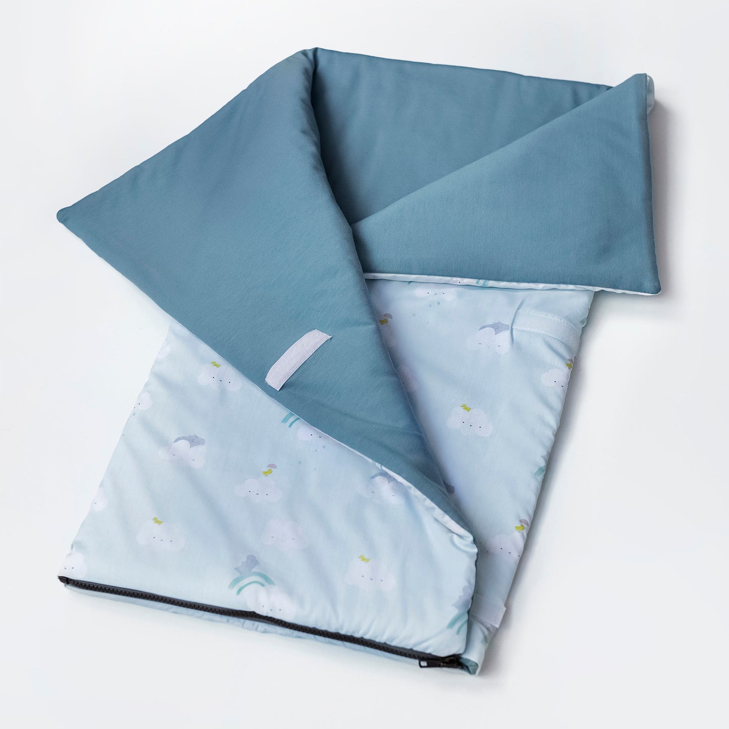 Rhinos - Blue - Cotton Poplin