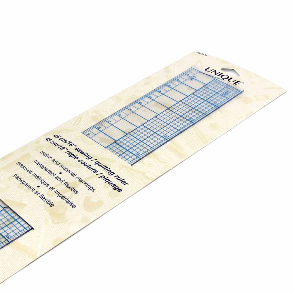 UNIQUE Dress / Quilt Ruler - 18″ (45.7cm)