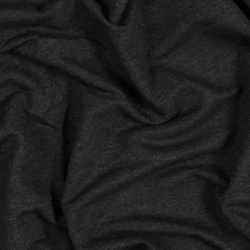 TENCEL™ Lyocell Organic Cotton Spandex Jersey - Charcoal Grey