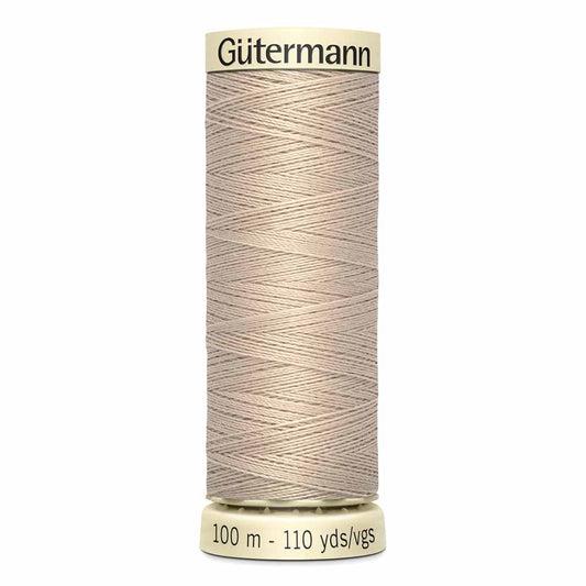 Gütermann Sew-All Thread 100m - Sand Col. 506 - Riverside Fabrics