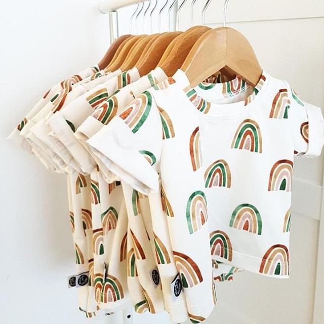 Rainbow Cotton Jersey Knit