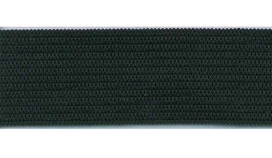 38mm (1.5'') Soft Knitted Elastic - Black