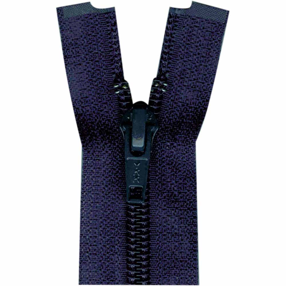 Activewear Midweight Open Ended Separating Zipper 45cm (18″) No. 5 - Navy