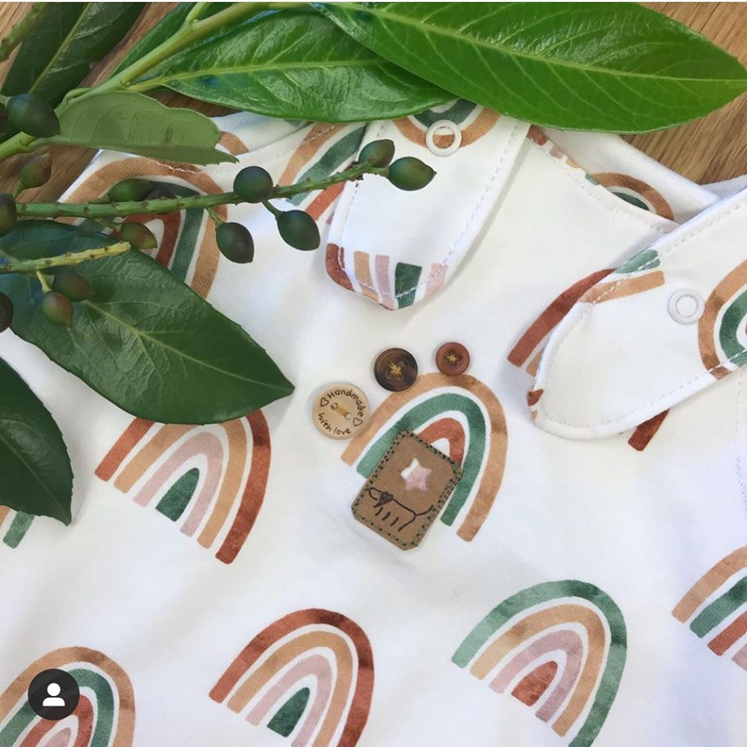 Rainbow Cotton Jersey Knit
