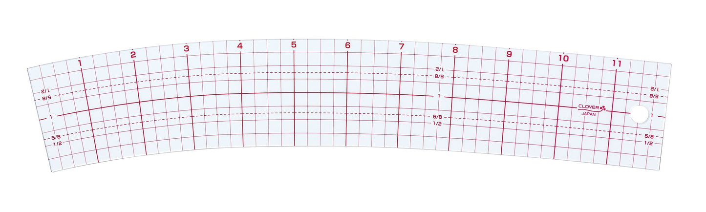 Clover - Curve Ruler Set - French Curve,  Hip Curve, and Mini Ruler