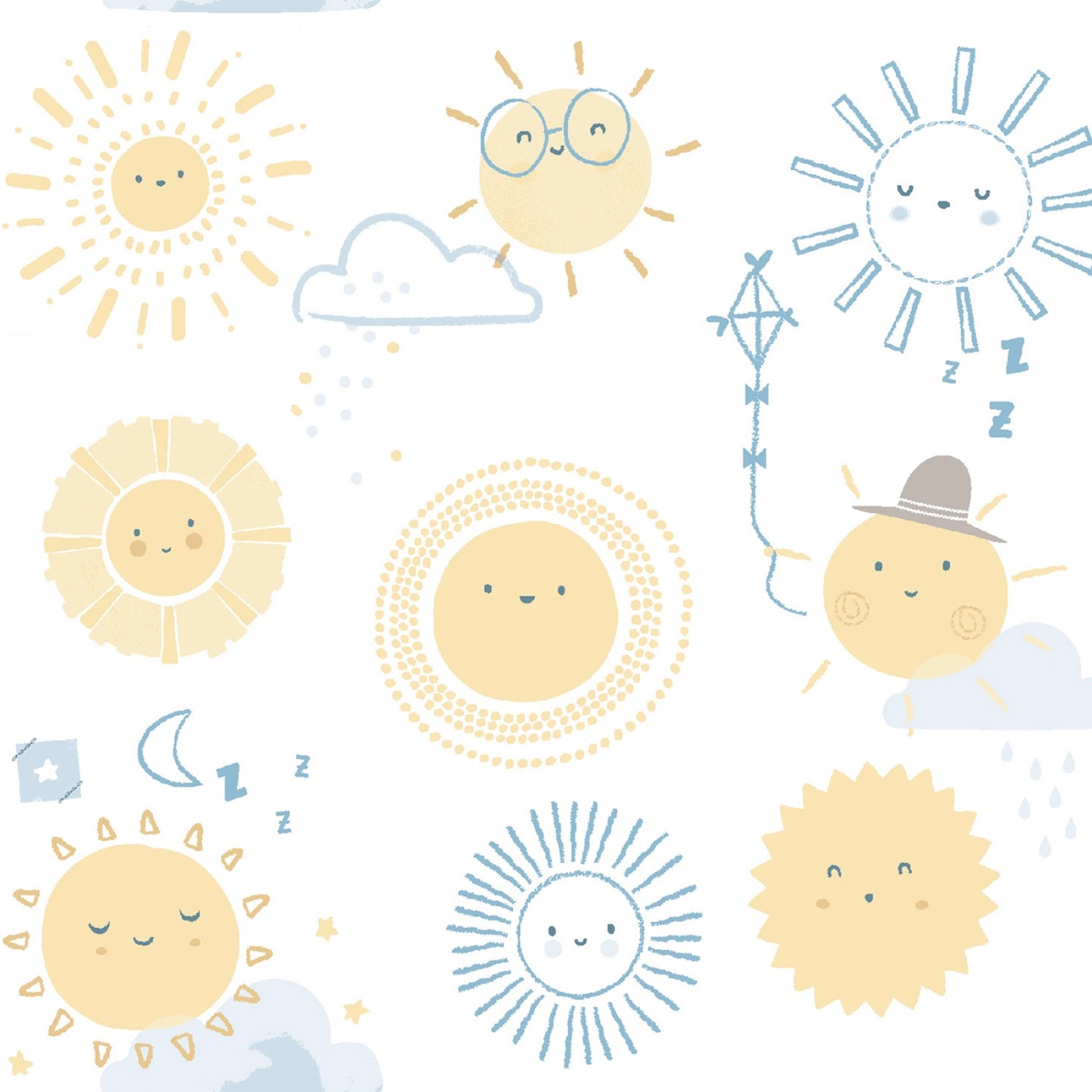 You Are My Sunshine - Suns - Cotton Fabric