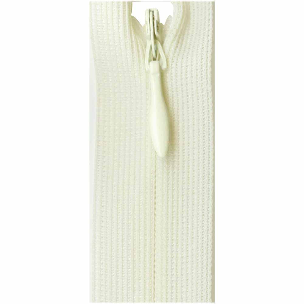 Invisible Closed End Zipper 60cm (24″) - Off White