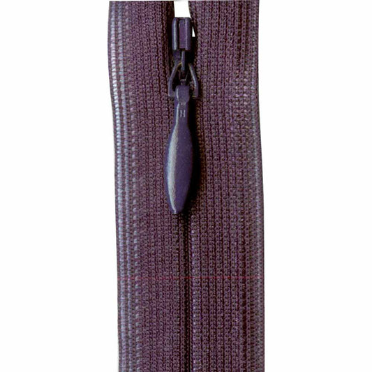 Invisible Closed End Zipper 60cm (24″) - Purple Plum