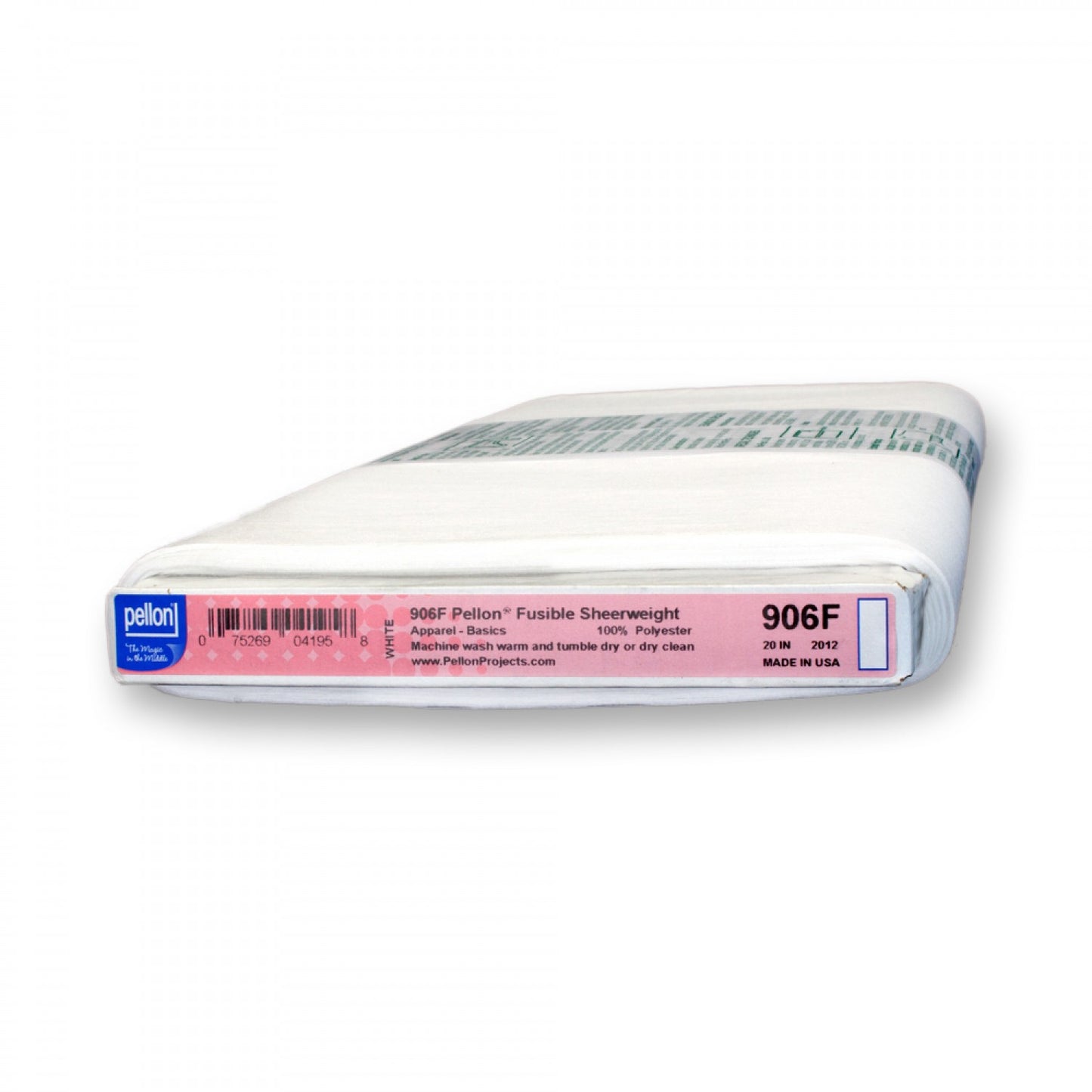 Pellon - Sheerweight Nonwoven Fusible Interfacing - 906F - White - 20" wide - 1/2 yard