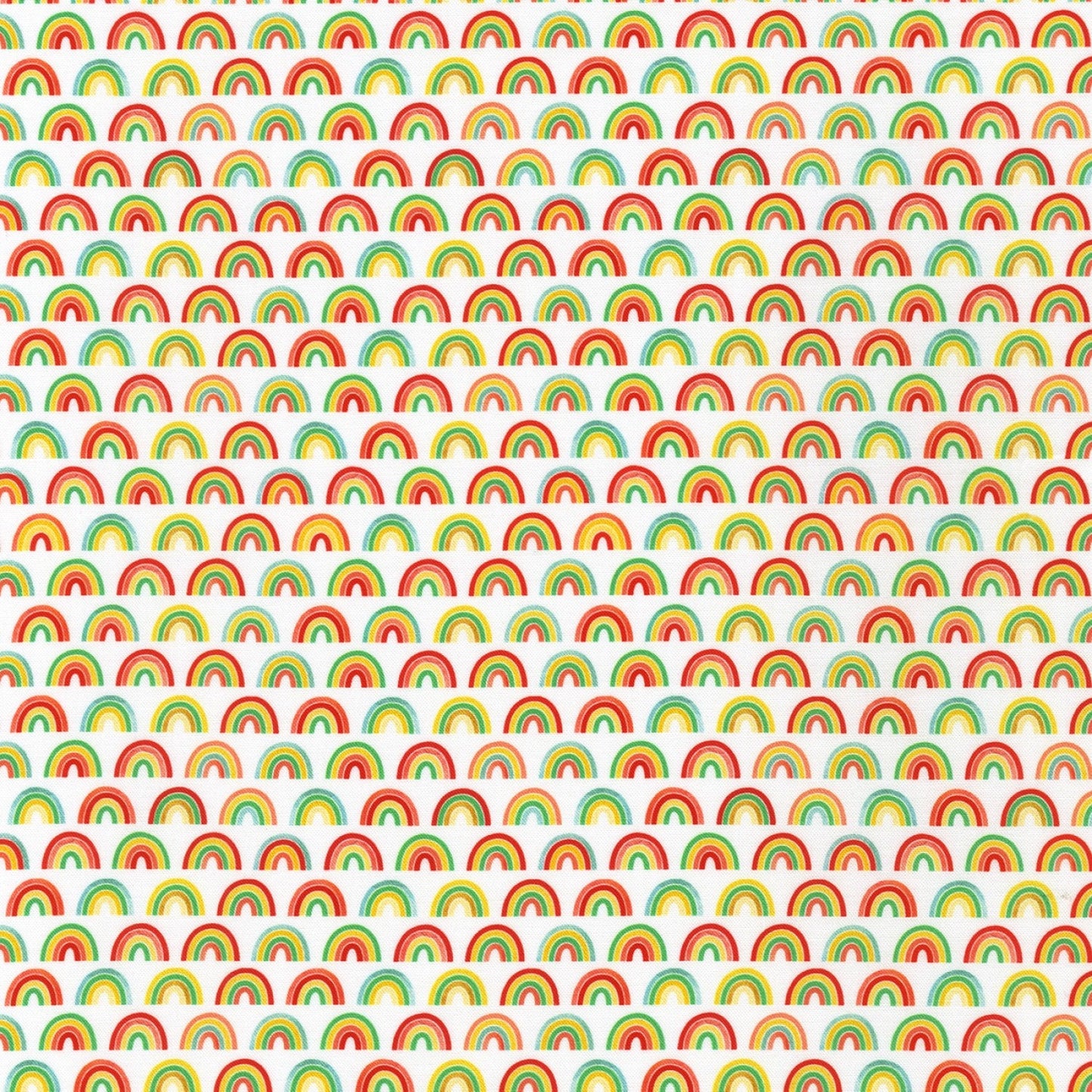 Small Rainbows - Bright - Ann Kelle - Digital Print - Cotton Fabric