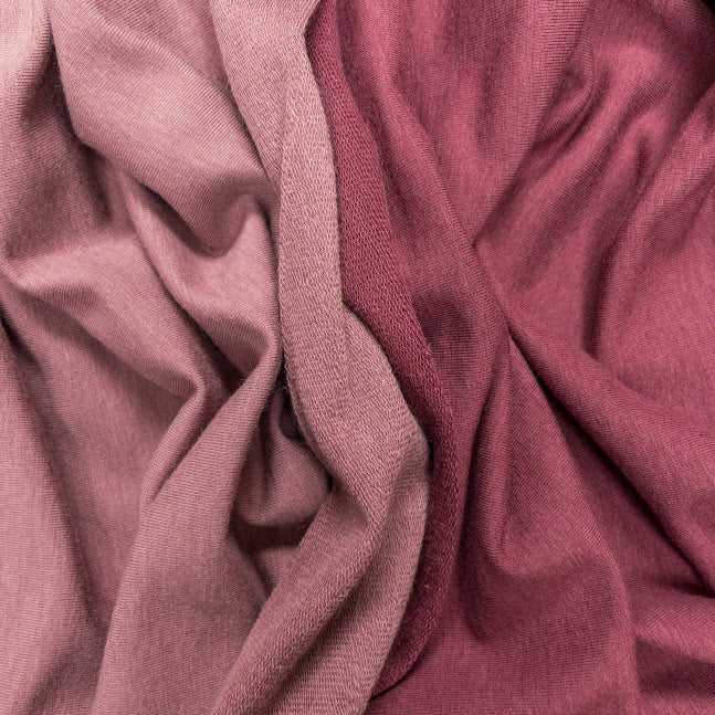 TENCEL™ Lyocell Organic Cotton French Terry - Rose Brown