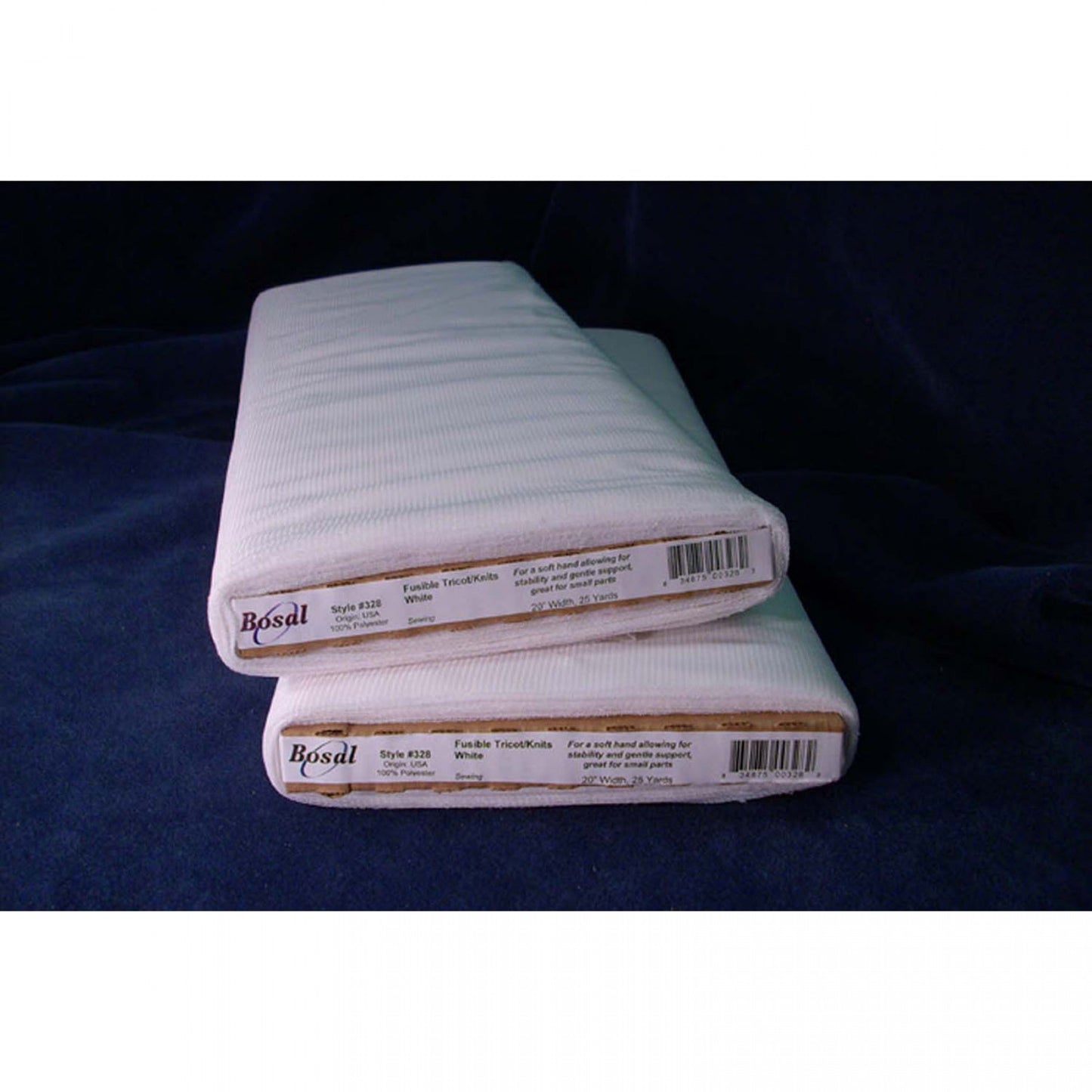 Bosal 328 Fusible Tricot/Knits Interfacing - White - 20" wide - 1/2 yard