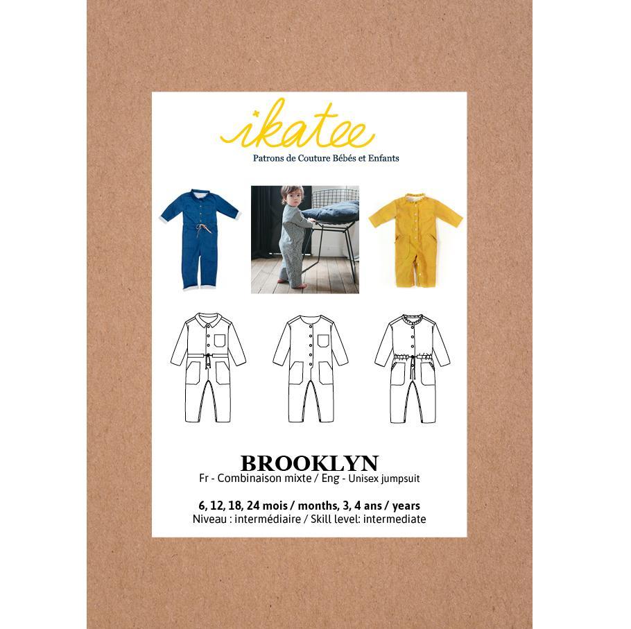 Ikatee - BROOKLYN Jumpsuit - Baby 6M/4Y - Paper Sewing Pattern